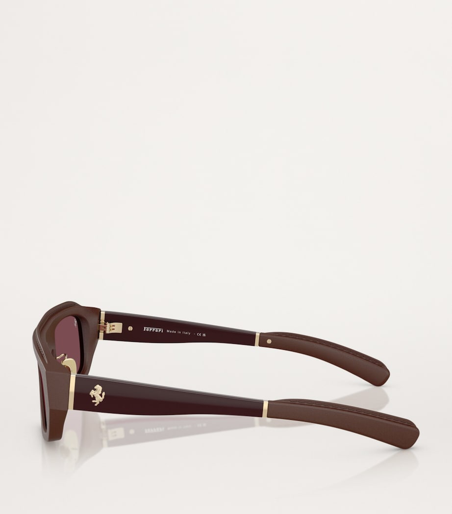 Ferrari acetate pillow sunglasses, imported from the UK