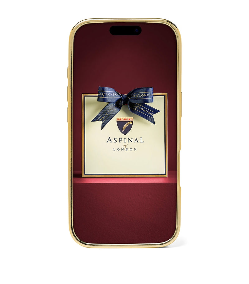 Aspinal of London leather iPhone 17 Pro case, UK version