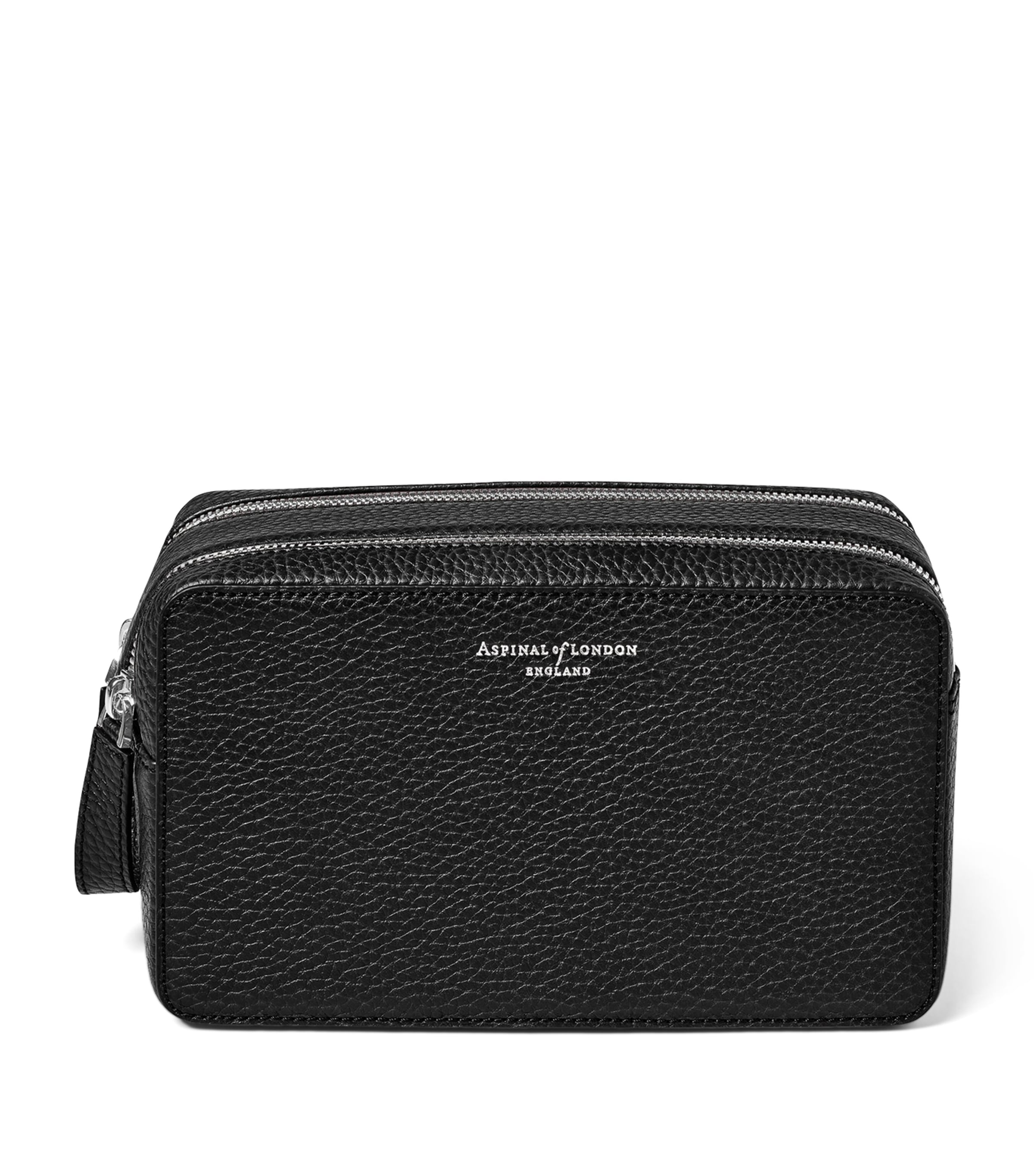 Aspinal Of London Leather Mount Street Toiletries Bag - British product