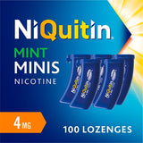 NiQuitin Minis Mint 4mg, 100 Lozenges- Quit Smoking Aid GOODS Superdrug   