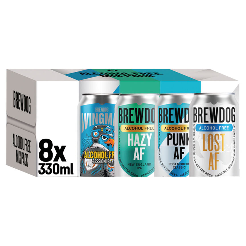 BrewDog Alcohol Free Mix Pack 8 x 330ml