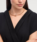 Bvlgari Serpenti rose gold diamond necklace, UK version
