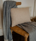 Araminta Campbell alpaca-blend fern cushion 30cm x 45cm - British product