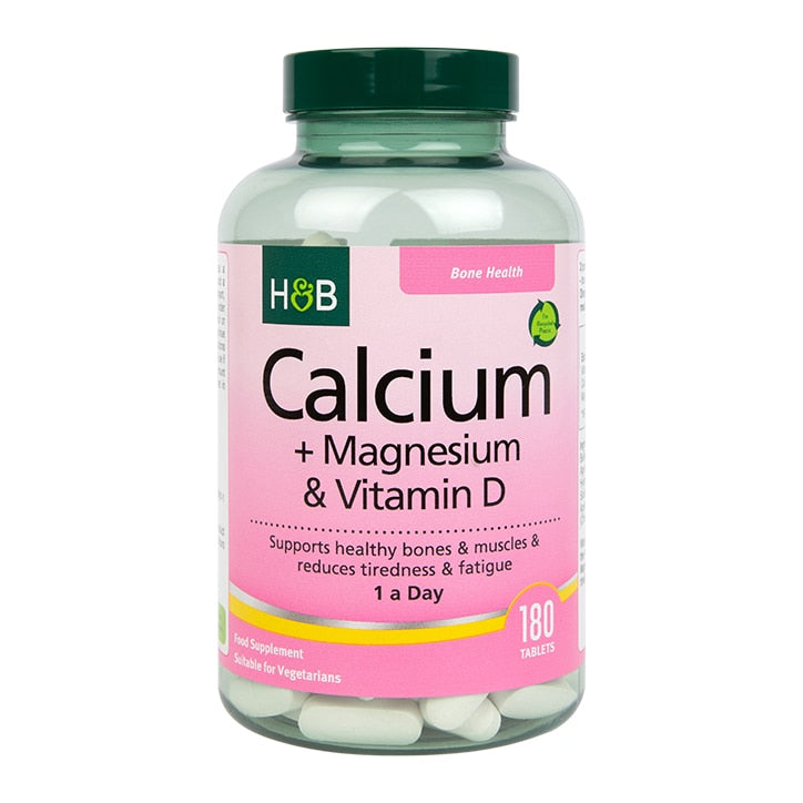 Holland & Barrett Calcium + Magnesium & Vitamin D 180 Tablets GOODS Holland&Barrett   