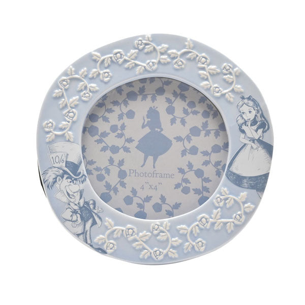 Disney Alice in Wonderland round photo frame 4x4, UK version
