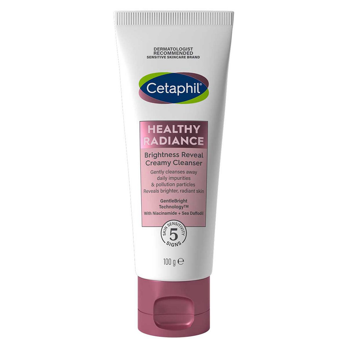 Cetaphil Healthy Radiance Reveal Creamy Cleanser, Face Wash with Vitamin B3 100g GOODS Boots   