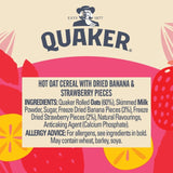 Quaker Oat So Simple Banana Strawberry Porridge Cereal Pot   58g Cereals M&S   