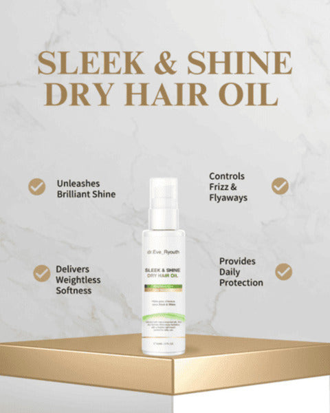Dr Eve Ryouth sleek and shine dry hair oil 60ml, UK version