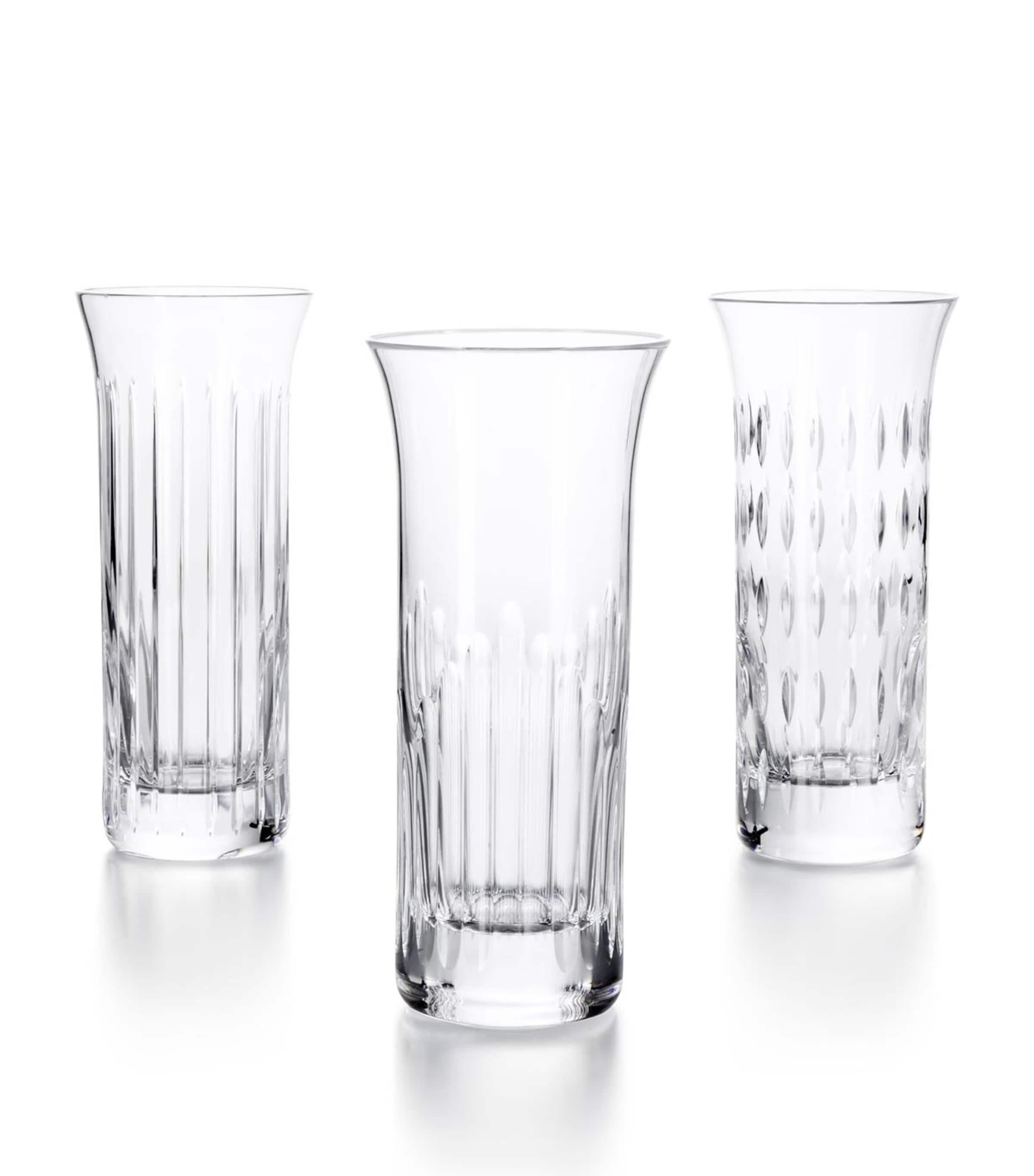 Baccarat Flora vases set 18 cm - British product