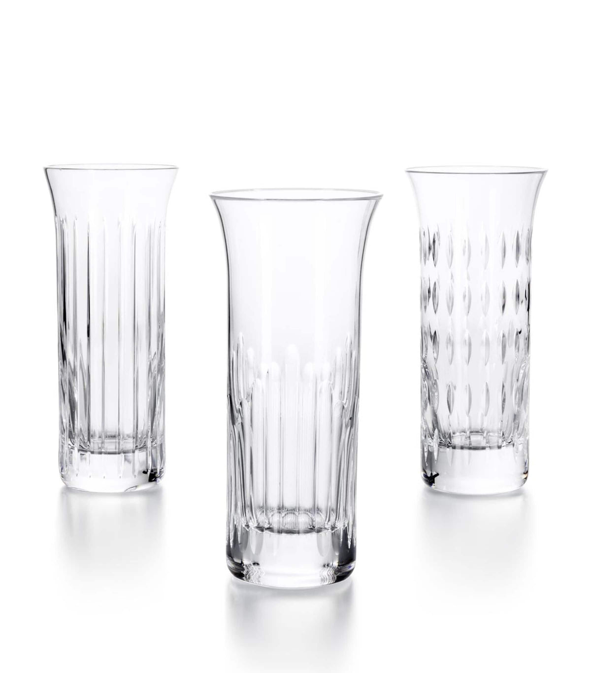 Baccarat Flora vases set 18 cm - British product