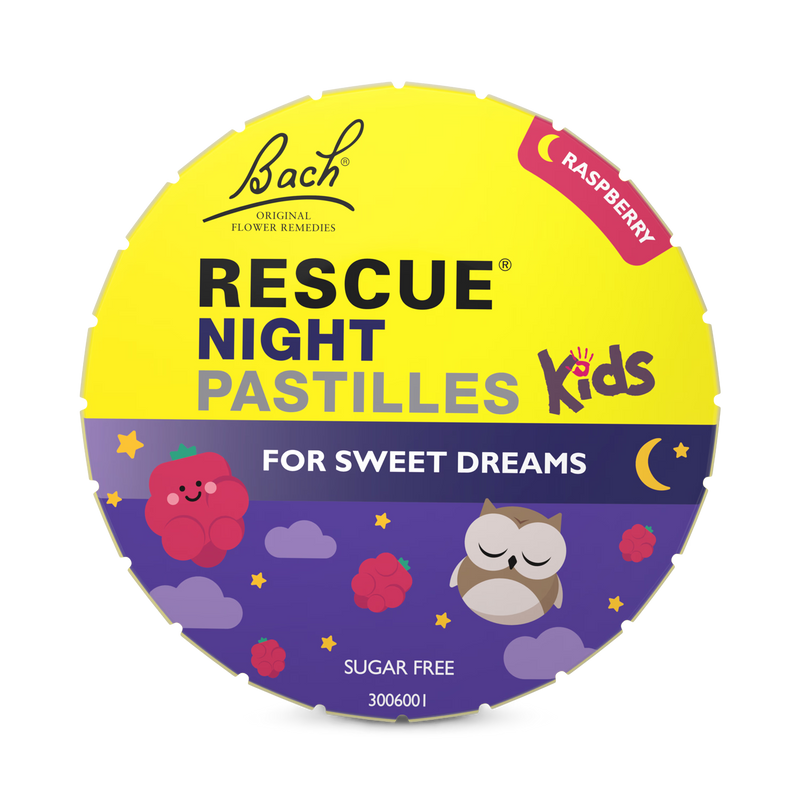 Rescue Remedy Kids Night Pastilles Raspberry 50g (British brand)