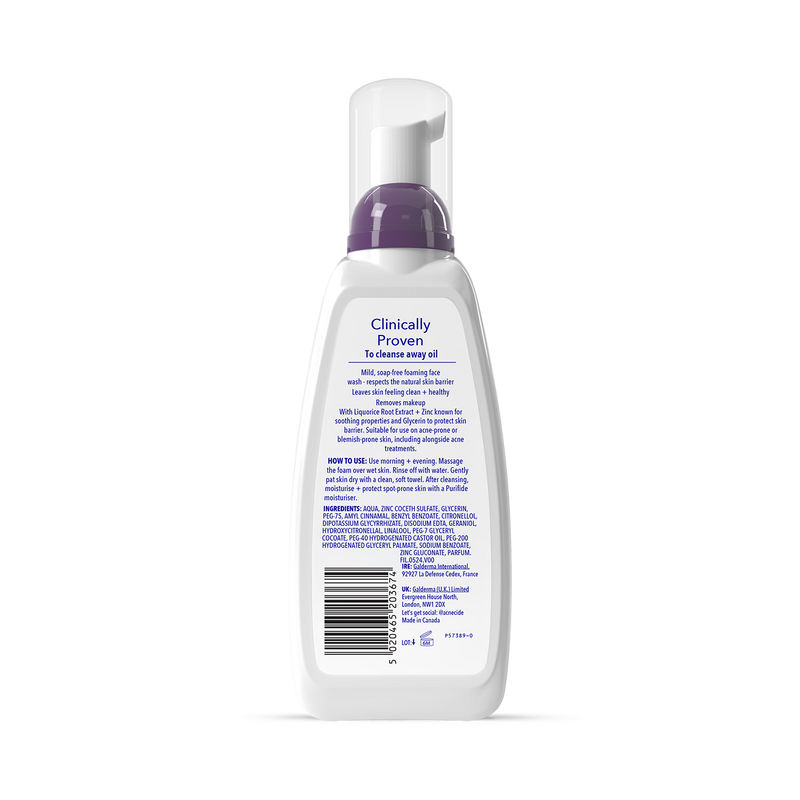 Acnecide Purifide face wash with zinc 235ml (British brand)