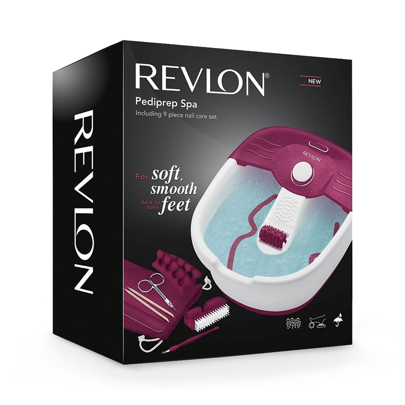Revlon foot spa with pedicure accessories, UK version