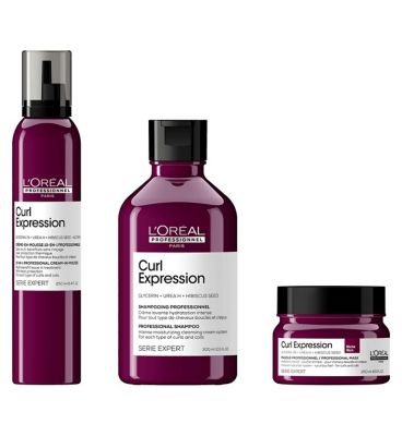 L'Oréal Professionnel Serie Expert Curl Expression Shampoo, Rich Mask & Mousse Routine For Curly and Coily Hair