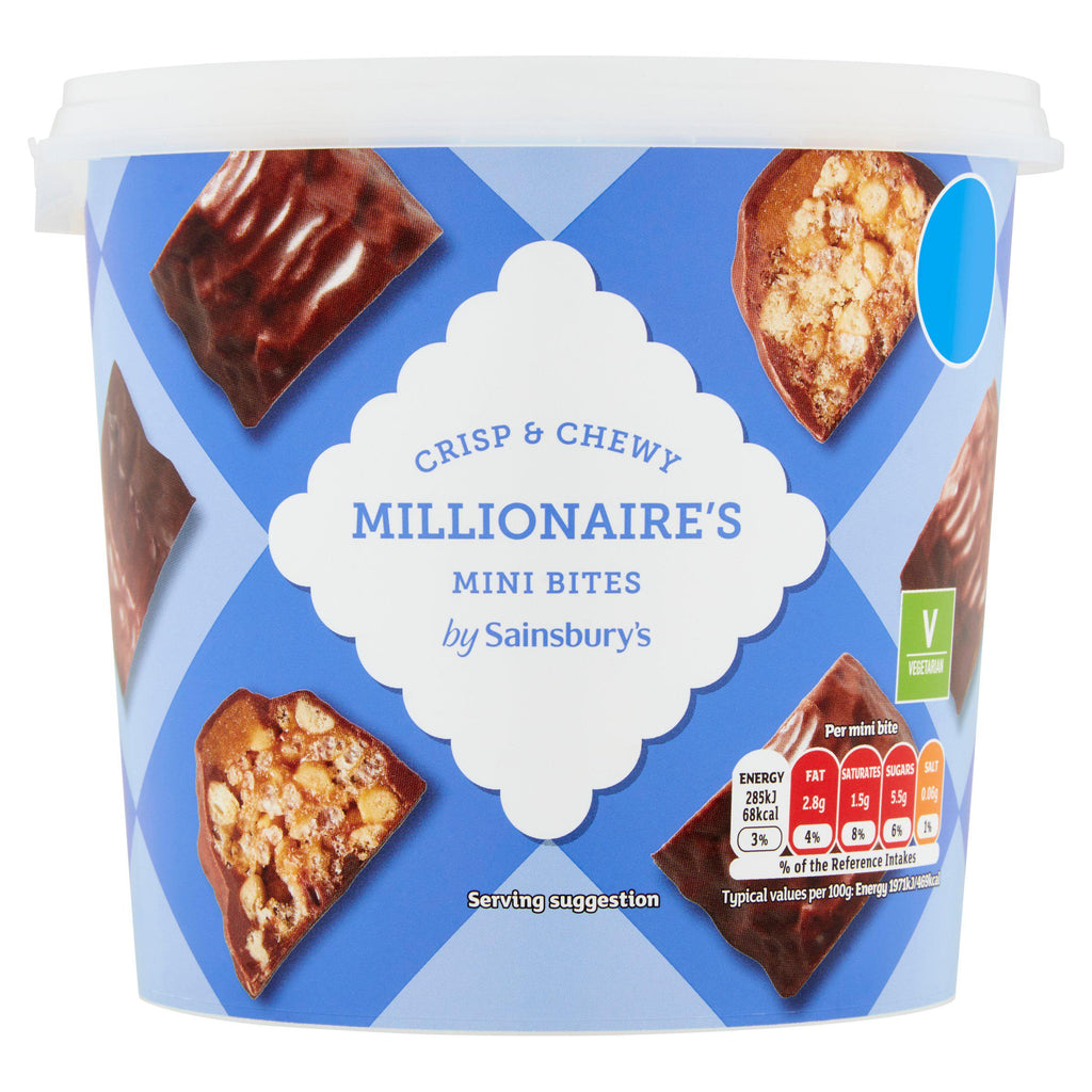 Sainsbury's Millionaire Cake Bites Tub 260g