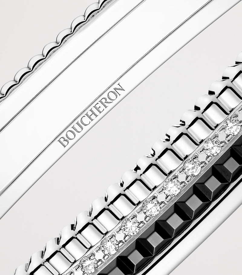 Boucheron Quatre Black Edition bangle, imported from the UK