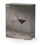LSA International Aurelia red wine glasses set of 2 660ml, UK version