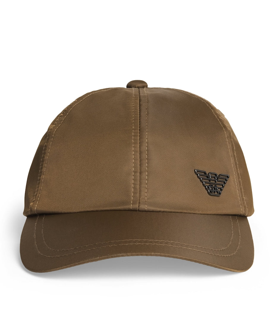 Emporio Armani baseball cap adjustable back silver logo (British brand)