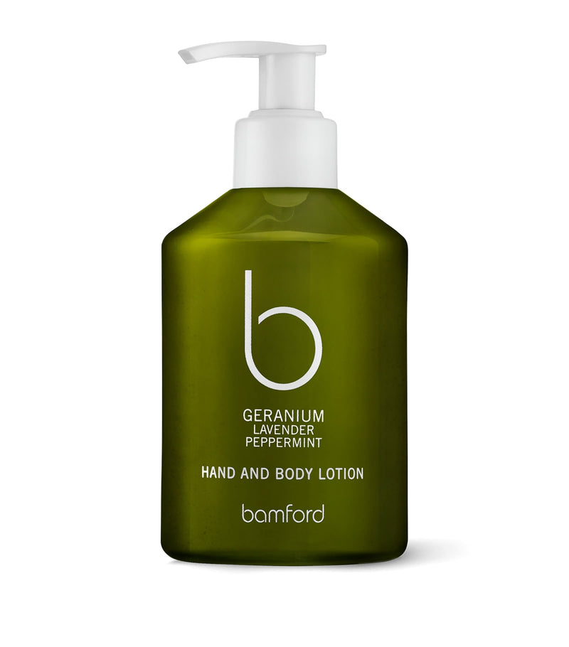 Bamford Geranium Hand and Body Lotion 250ml - British product