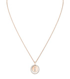 Messika Lucky Move rose gold diamond necklace 0.32ct, UK version
