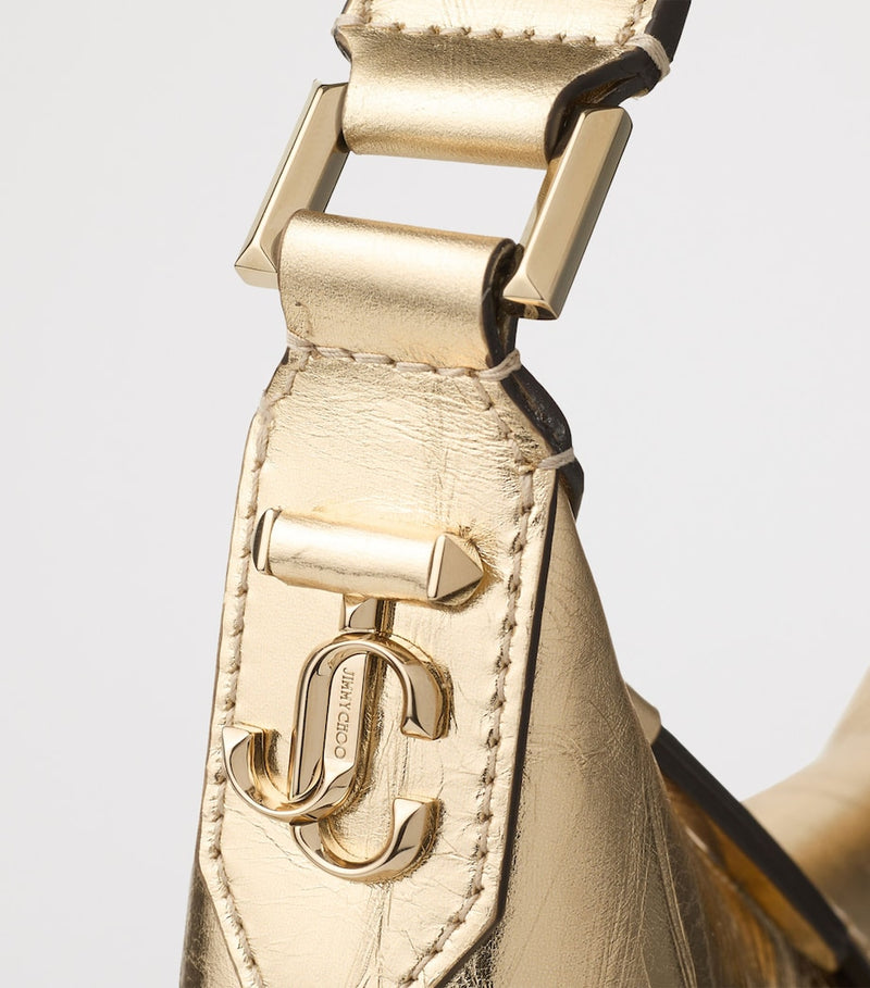 Jimmy Choo gold-tone metallic shoulder bag small bar, UK version