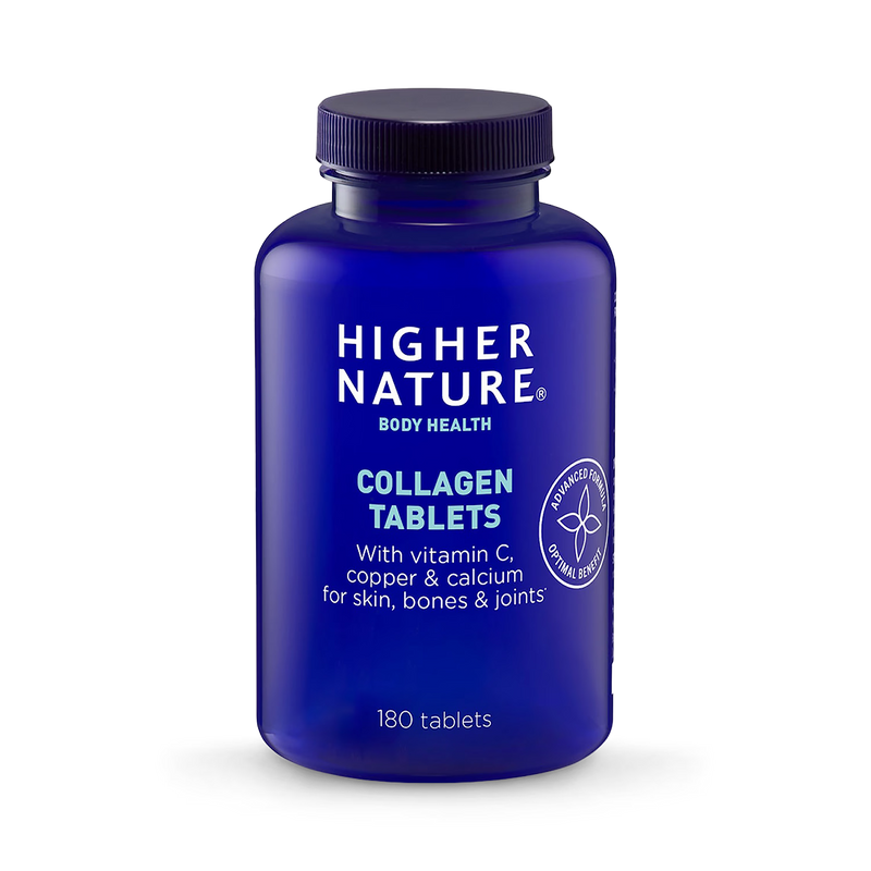 Higher Nature collagen tablets 6000mg 180 tablets - British product