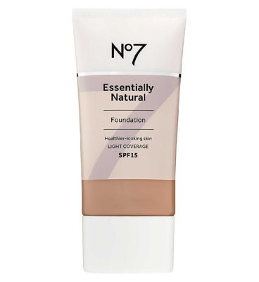 No7 Essentially Natural Foundation SPF15 40ml GOODS Boots beige  