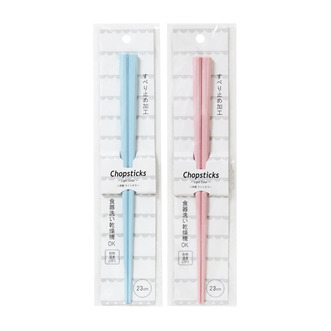 Octagon chopsticks in light finish, random colour, UK version