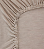 SHLEEP Merino Jersey Super King Fitted Sheet (180cm x 200cm) (British brand)