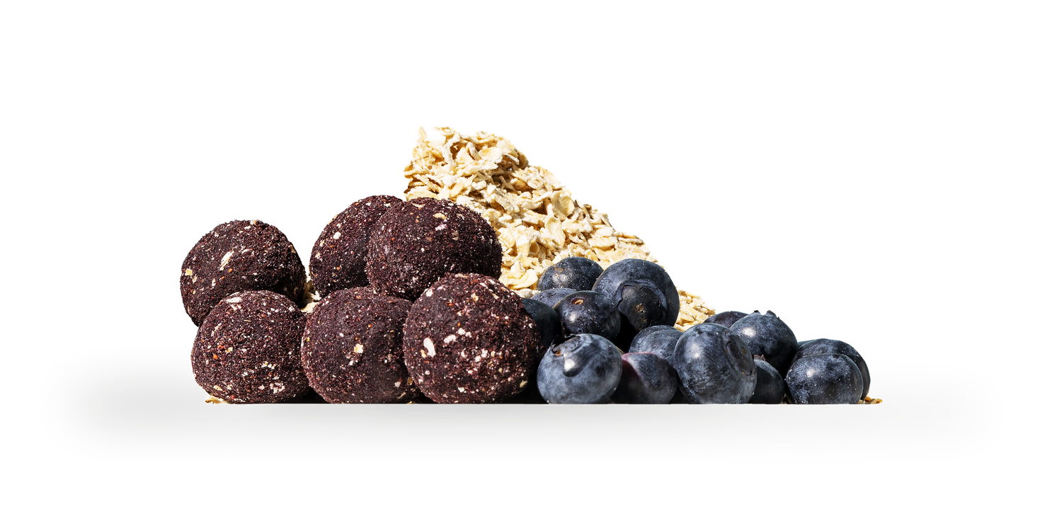 Ballsy blueberry oat muffin balls high fibre 3 pack (British brand)