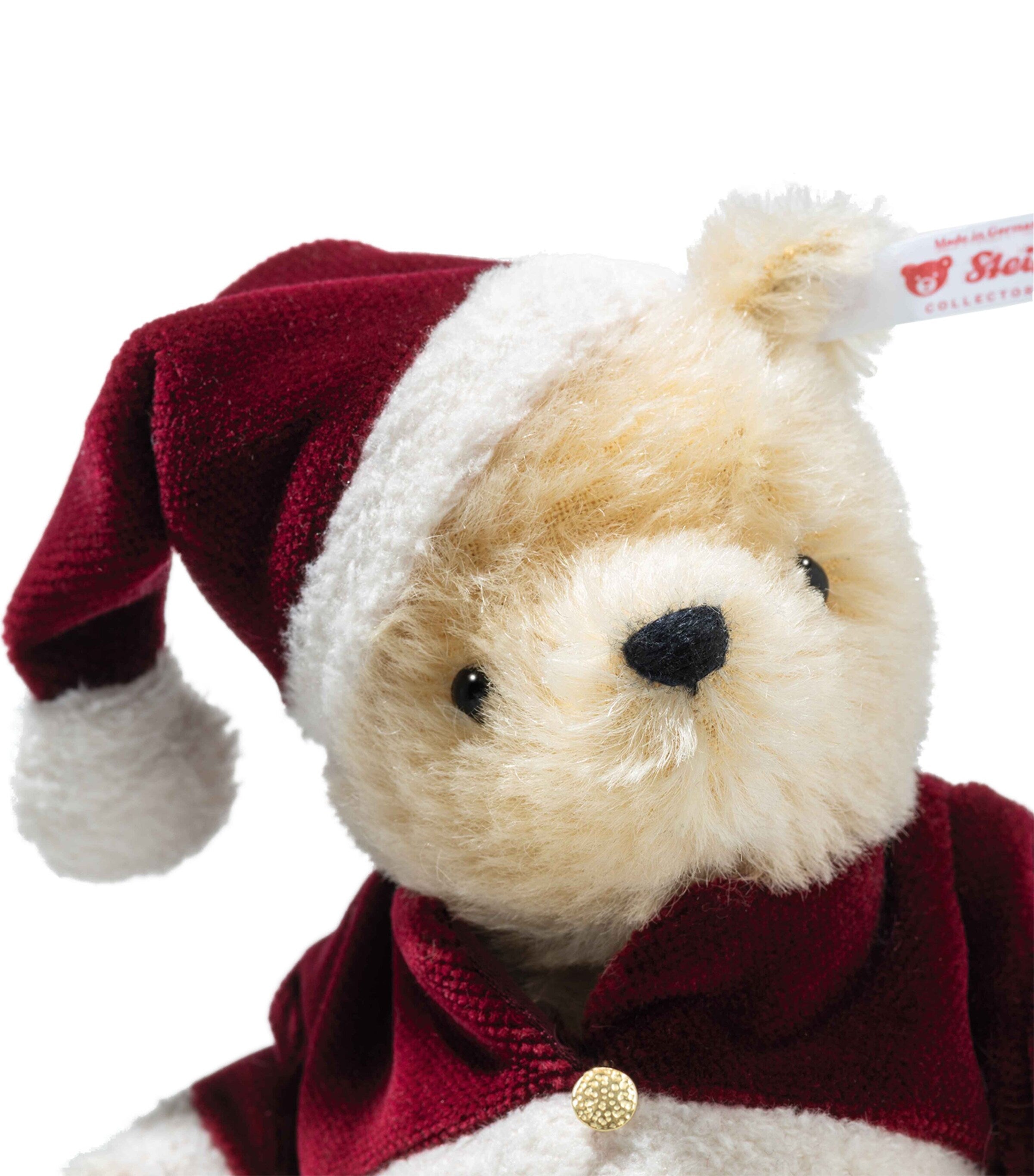Steiff x Disney Winnie the Pooh bear Christmas soft toy 17cm (British brand)