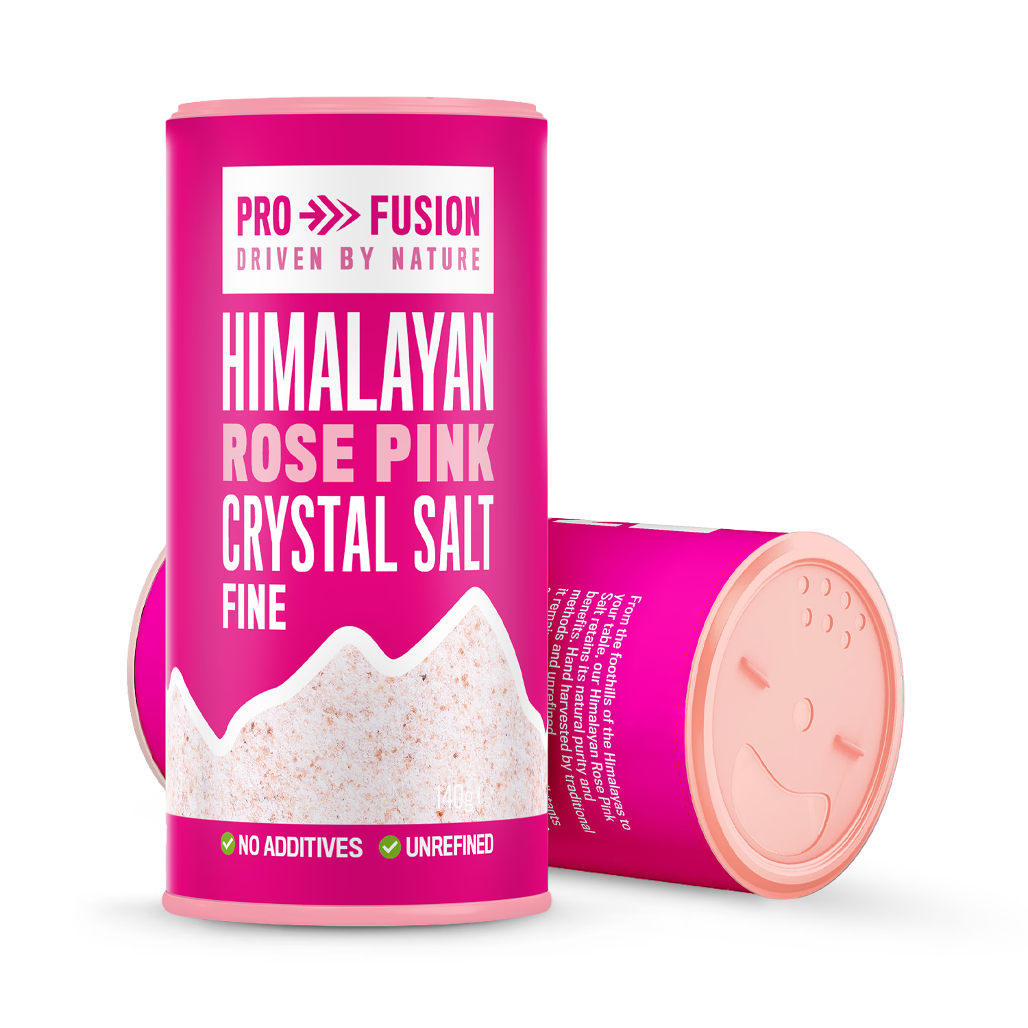 Profusion Himalayan Pink Salt Crystal 140g, imported from the UK