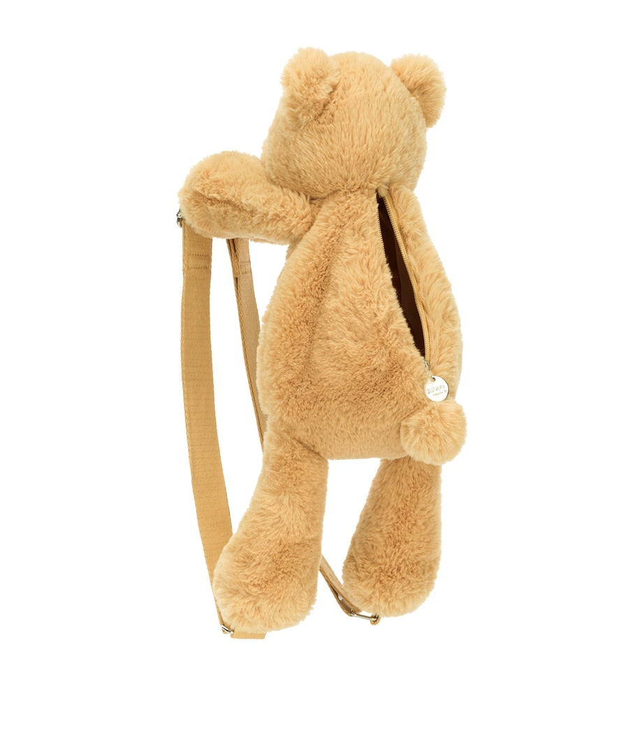 Jellycat Smudge Bear backpack in soft terry, UK version
