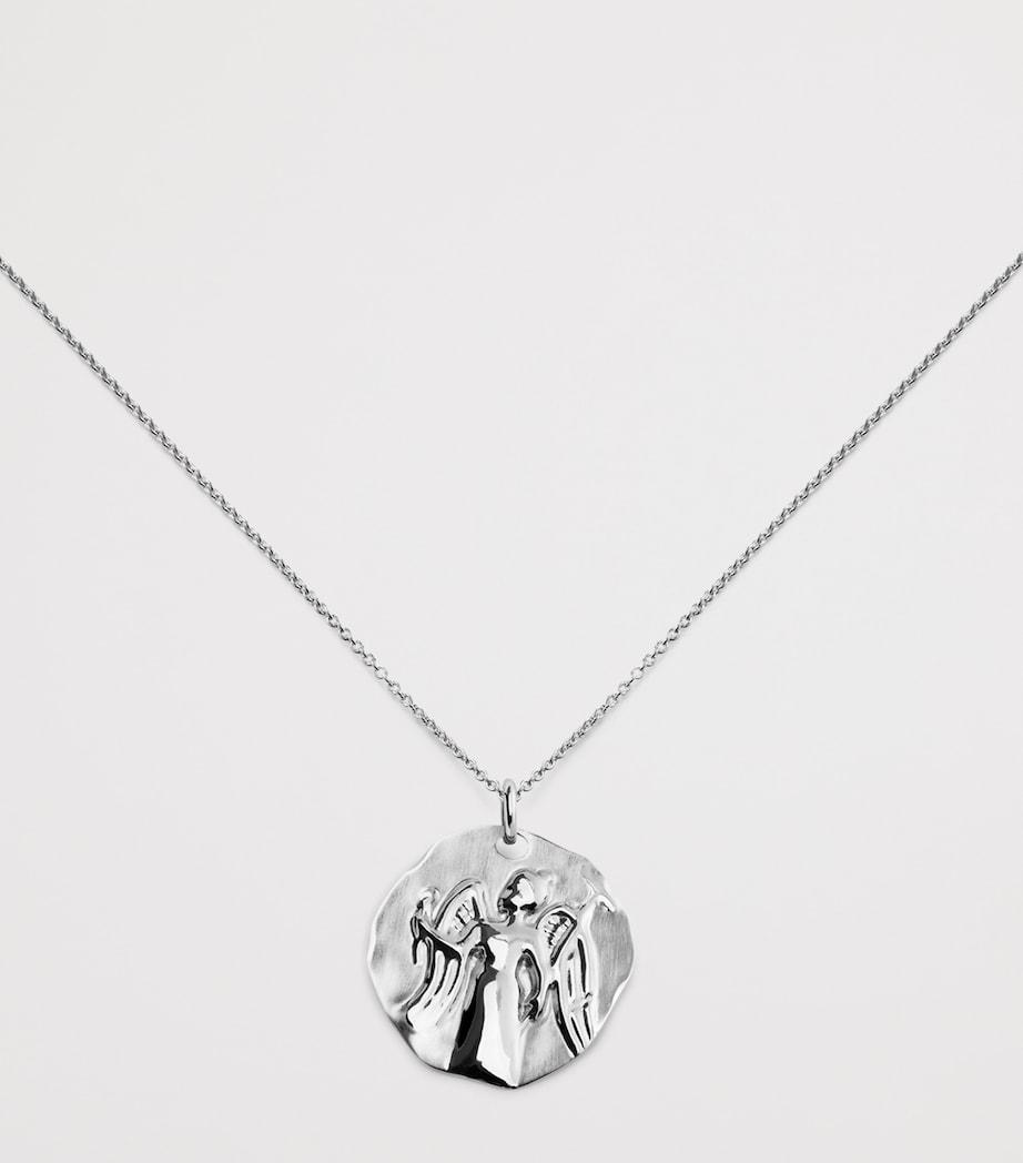 Monica Vinader sterling silver Virgo zodiac necklace, UK version