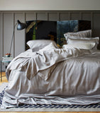 Gingerlily silk king duvet cover with button fastening, 225cm x 220cm, UK version