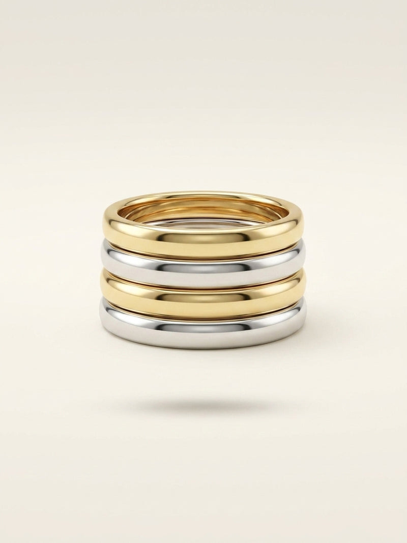 Cartier Trinity ring in 18ct white, rose and yellow gold - British product