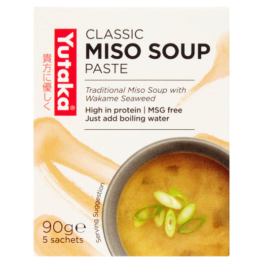 Yutaka Miso Soup 90g (5x18g) Soups Sainsburys   