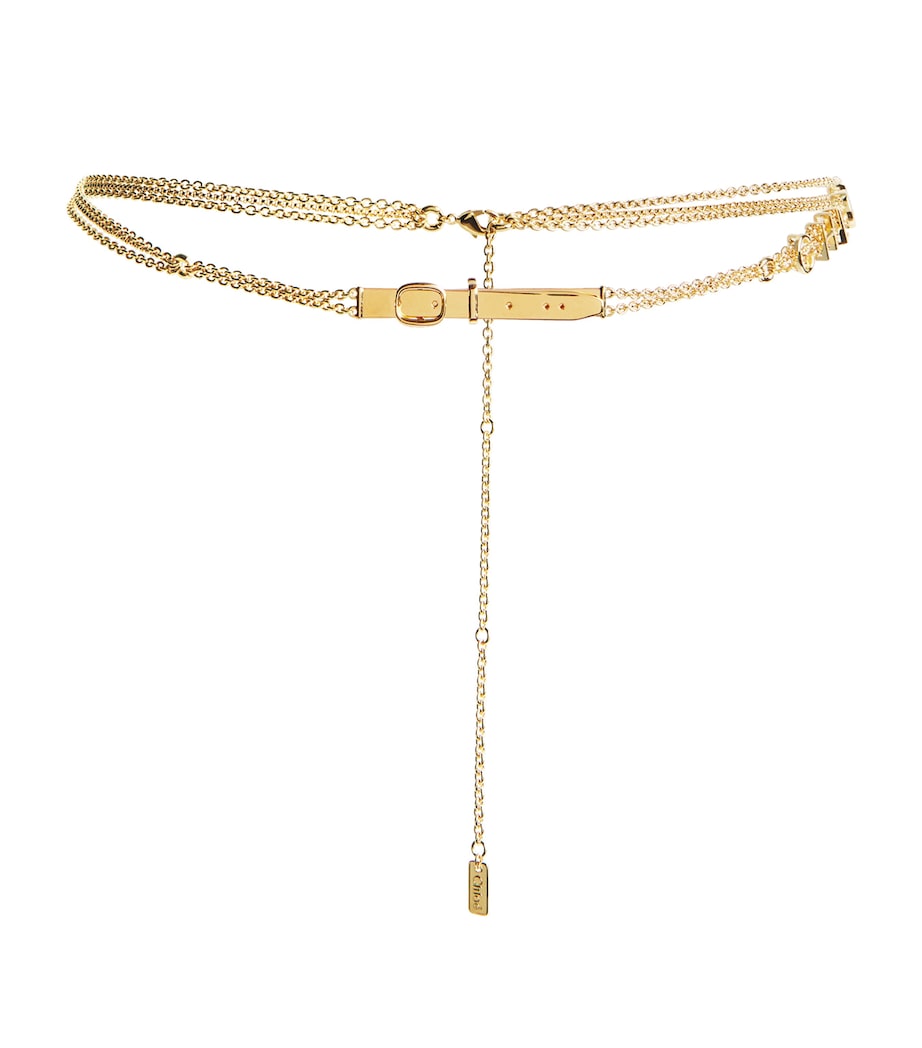 Chloé chain belt gold-tone metal - British product