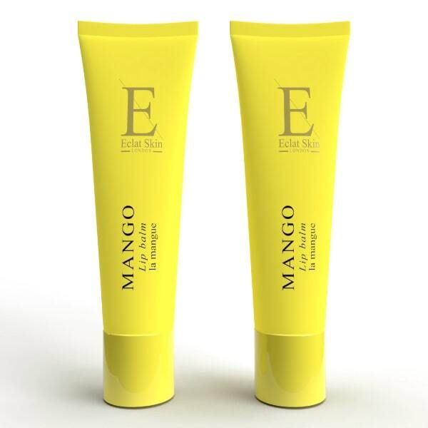 Eclat Skin London Mango Lip Balm 15ml x 2