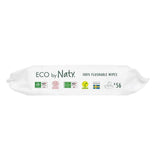 Eco By Naty Flushable Baby Wipes    56 per pack