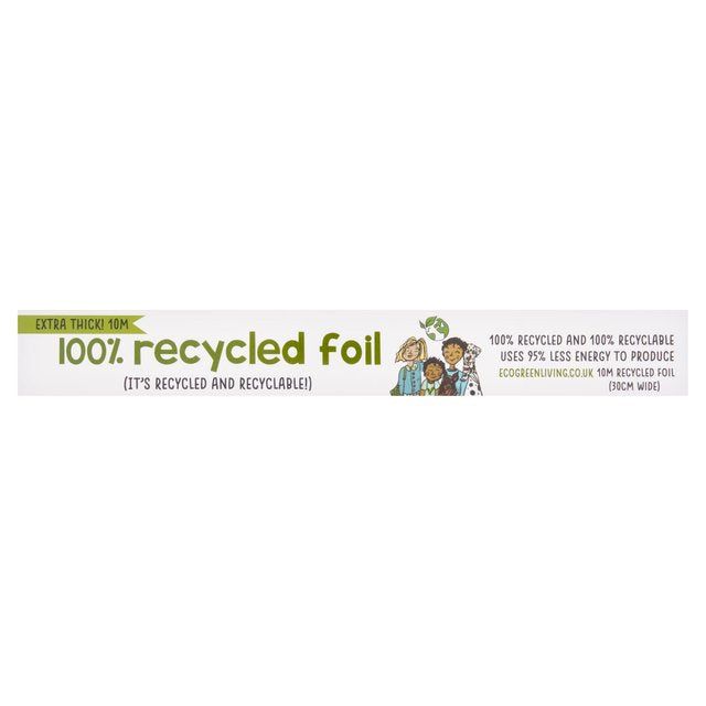 Eco Green Living 100% Recycled Aluminium Foil 10m   10m