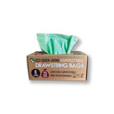 Eco Green Living Certified Compostable Small 8L Drawstring Bin Liner   25 per pack