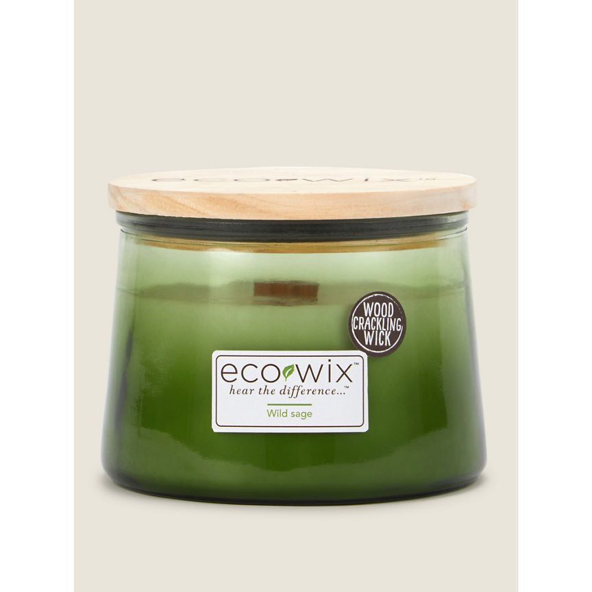 Eco Wix Ombre Green Wild Sage Large Jar Candle