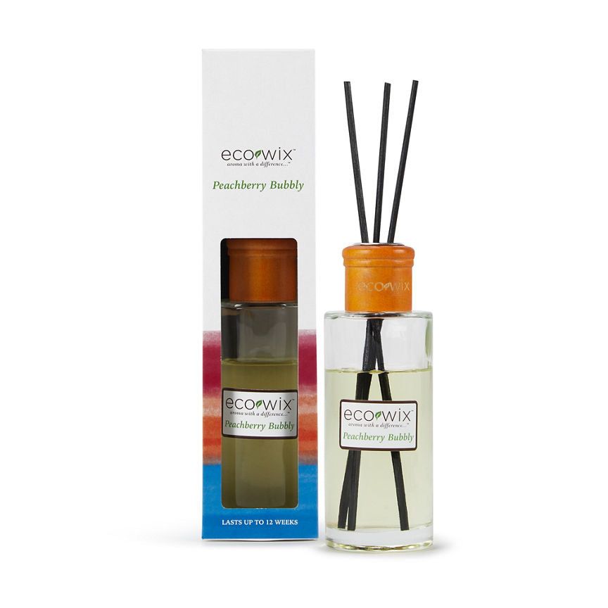 Eco Wix Peachberry Bubbly Reed Diffuser