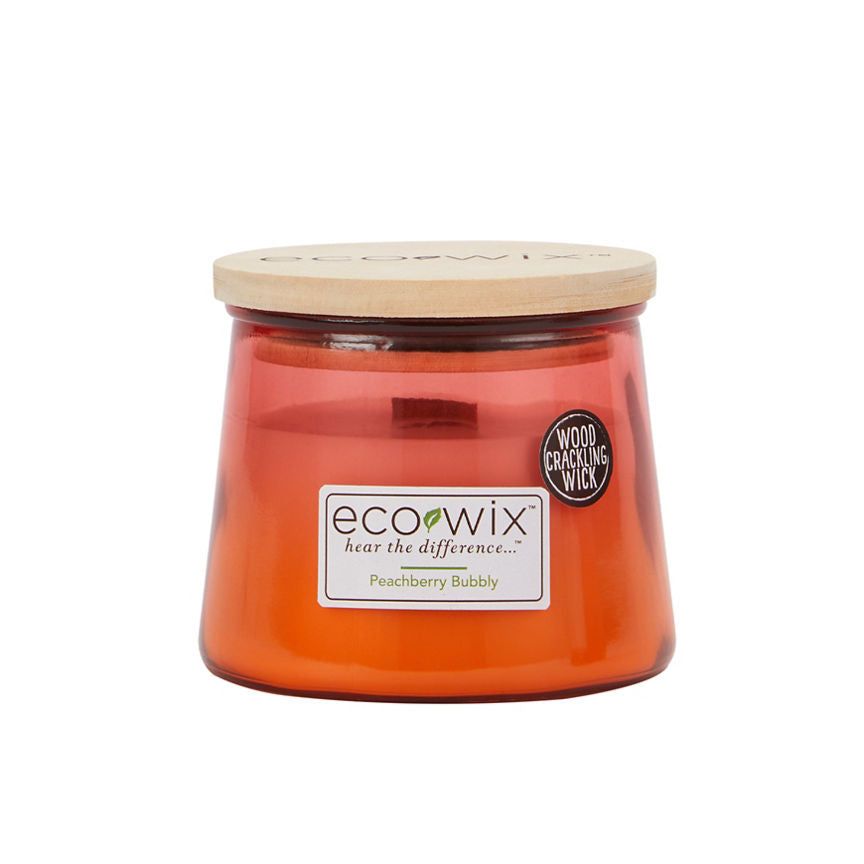 Eco Wix Peachberry Bubbly Small Jar Candle