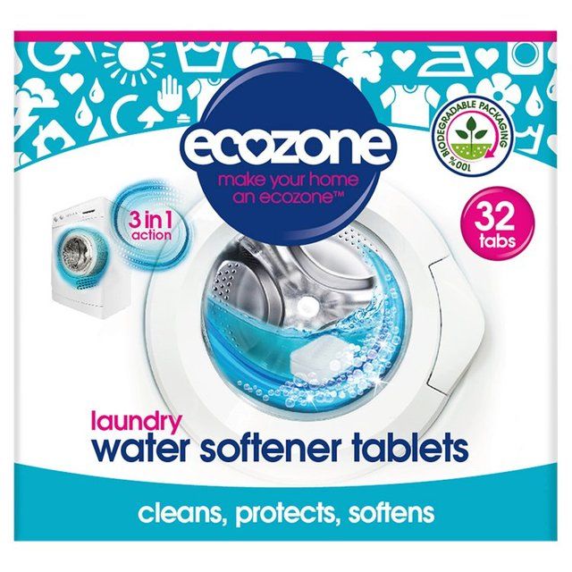 Ecozone Laundry Water Softener Tablets - 32 Tabs Default Title