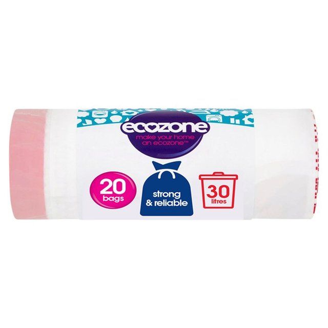 Ecozone Oxo-Biodegradable Bin Liners 30L   20 per pack