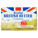 Sainsbury's British Butter, Unsalted 250g GOODS Sainsburys   