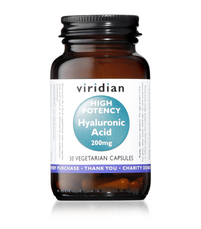 Harrods Viridian High Potency Hyaluronic Acid 200Mg Dietary Supplement 30 Capsules- Buy online at McGrocer