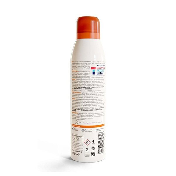 Calypso Sun Mist SPF30 Clear Protect 175ml - British product